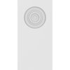 Ekena Millwork Standard Foster Bullseye Plinth Block with Square Edge, 4"W x 8"H x 1"P PBP040X080X100FOS02